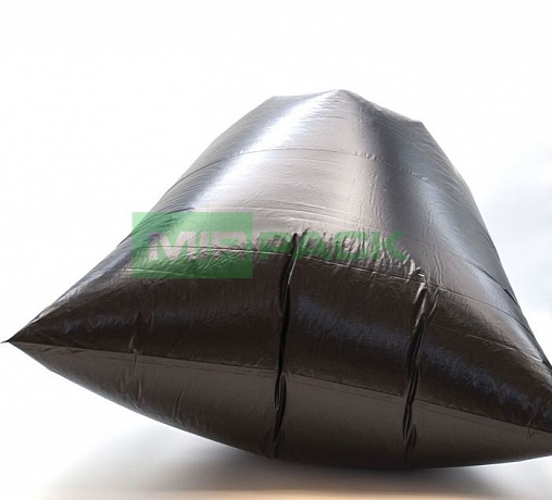 Мешки для мусора 60 л с завязками, 40 мкм, 20 шт. ПСД, 3 слоя, особопрочные, черные - Вид 4